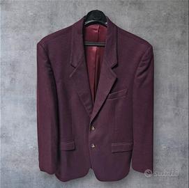 Giacca Bordeaux lana e cashmere 46