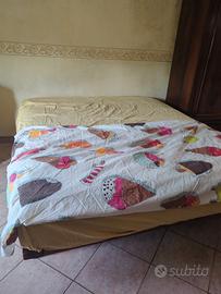 Letto matrimoniale con materasso 