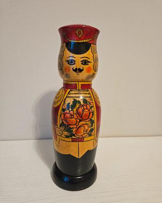 Portabottiglie di Vodka dipinto a mano russo