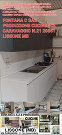 cucina l.304 cm + l.124cm elettrodomestici inclusi