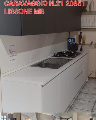 cucina l.304 cm + l.124cm elettrodomestici inclusi