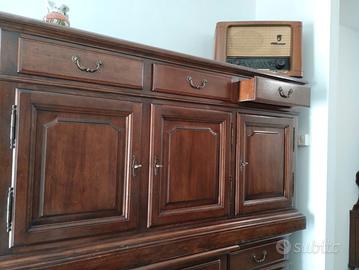 credenza in noce massello