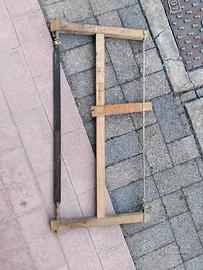 vecchia  sega da falegname