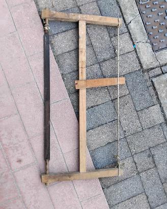 vecchia  sega da falegname