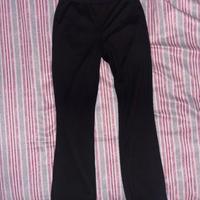 pantaloni a zampa neri