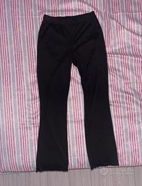 pantaloni a zampa neri