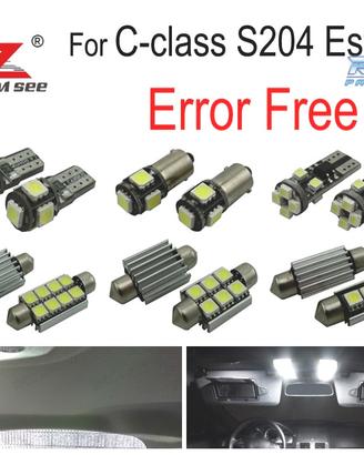 KIT 19 LAMPADE LED INTERNE MERCEDES CLASSE C S204 