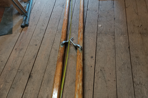 Remi in legno completi di scalmi in acciaio inox