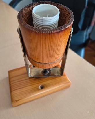 faretto in legno e14