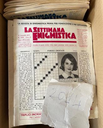 11 anni di Settimana Enigmistica (circa 300 copie)