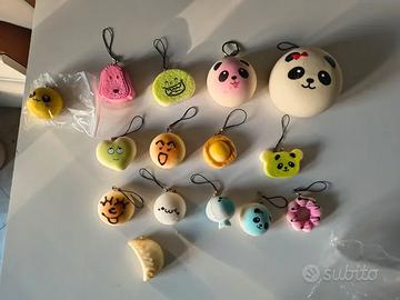 Lotto 13 Squishy Kawaii Panda e Dolcetti