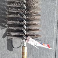 Scovolino acciaio 80 mm per canna fumaria