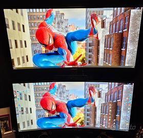 2x Monitor 34" MSI e LC-POWER + Supporto doppio