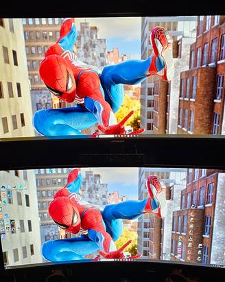 2x Monitor 34" MSI e LC-POWER + Supporto doppio