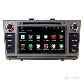 ANDROID autoradio navigatore Toyota Avensis GPS BT