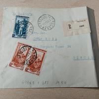Raccomandata 1950 TREVIGLIO per BERGAMO - "Italia