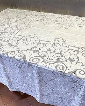 Tovaglia puro lino + 12 tov. - sfilato siciliano