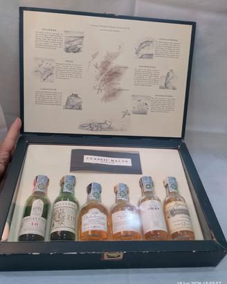 Cofanetto 6 mignon whisky Classic Malts