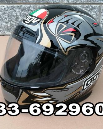 CASCO AGV QUASAR Q3 REPLICA MAX BIAGGI BLACK