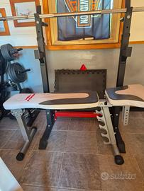 Rack bilanciere per panca
