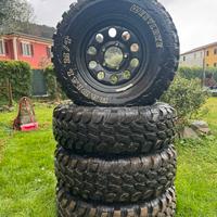 Cerchi + Gomme 235/75 r15 dot 0125