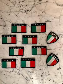 10 Patch bandiera e scudetto Italia (con velcro) - Collezionismo In vendita  a Bergamo