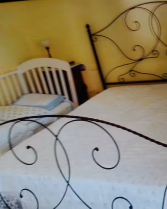 letto in ferro battuto