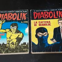 4 vecchi albi di diabolik rari astorina 1a edizion