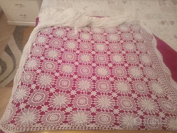 copriletto matrimoniale fatto a mano