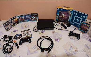 PS3 Slim 500gb Rigenerata + Giochi Originali