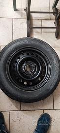 ruota con cerchione 175/70 R13