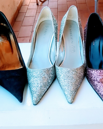 3 scarpe décolleté tg.38 TUTTE 15 EURO