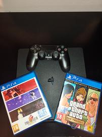 PS4 Slim 500GB (Acquistata 2024) + Scatola + Pad 