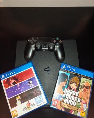 PS4 Slim 500GB (Acquistata 2024) + Scatola + Pad 