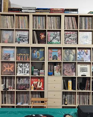 Collezione LP vinile, CD e musicassette