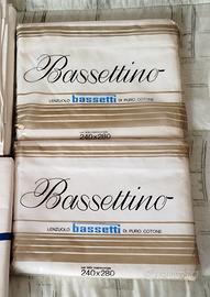 coppia lenzuolo matrimoniale Bassettino