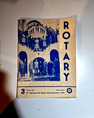 Lotto 26 Riviste Rotary Anni 50 Vintage Storia Ita