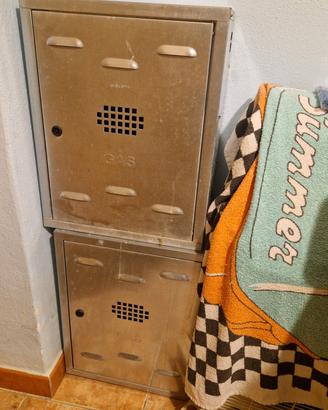 2 contatori gas zincati 