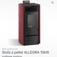 Stufa a pellet 10 kw Alllegra