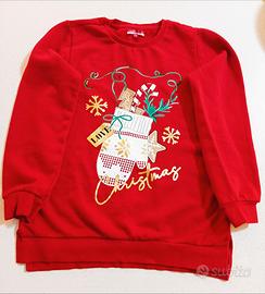 Maglione Natale bambina 9-10 anni