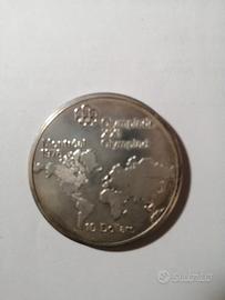 Moneta da 10 dollari Canada 1973 in argento