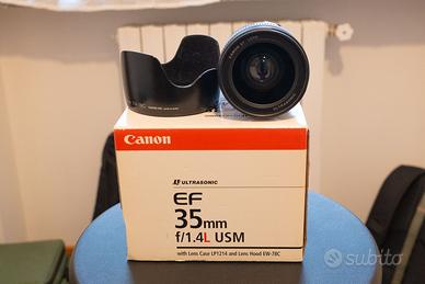 Canon EF 35mm f/1.4 L USM - Perfetto / Come nuovo