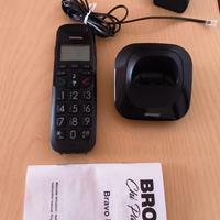telefono cordless Brondi Bravo Bright nero