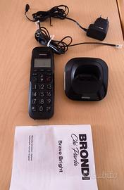 telefono cordless Brondi Bravo Bright nero