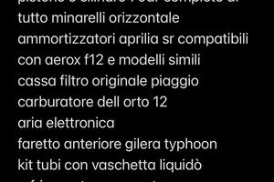 perzzi per piaggio e minarelli orizzontale ecc…
