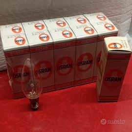 lotto 10 lampadine osram candela A 40w E14 