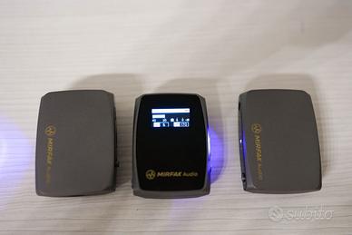 Radiomicrofoni wireless Mirfak 2TX 1 RX
