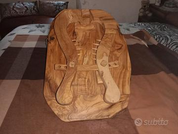 tagliere portaprosciutto e taglia prosciutto tutto