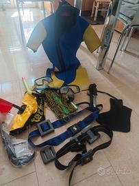 Attrezzatura per sub  - apnea - snorkeling