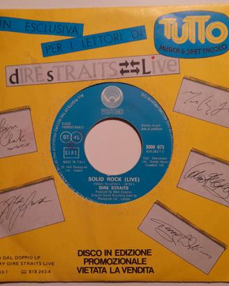 Dire Straits-7" Solid rock (live)/Two young love